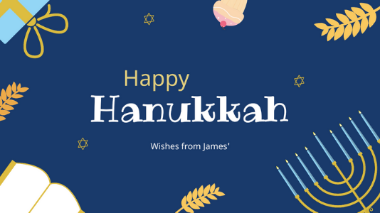 Hanukkah video wishes